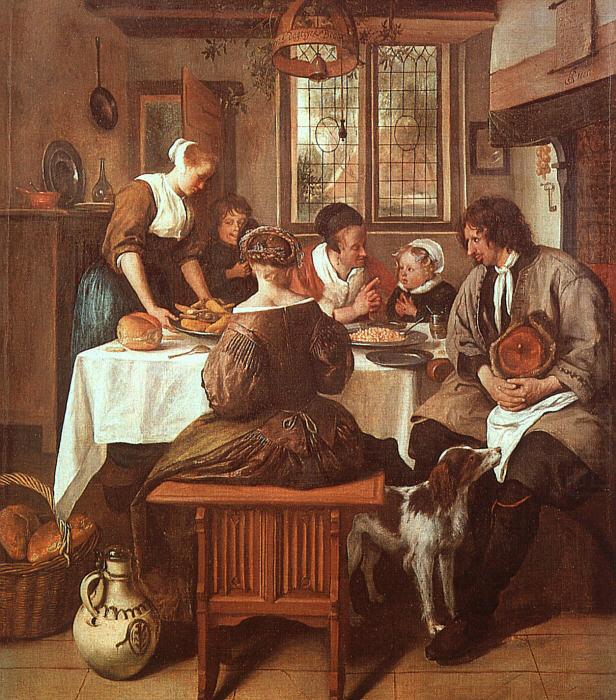 Grace Before Meat, Jan Steen